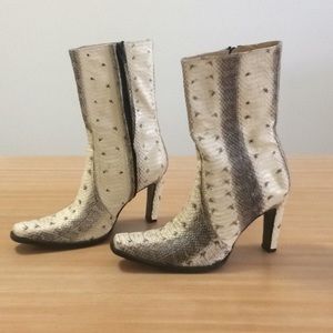 Women's snakeskin heels by Kata leather house